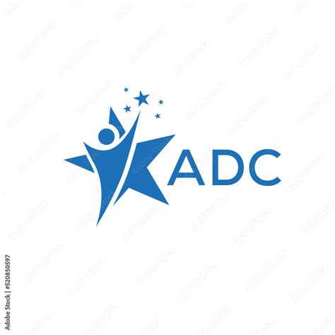 ADC Letter logo white background .ADC Business finance logo design ...