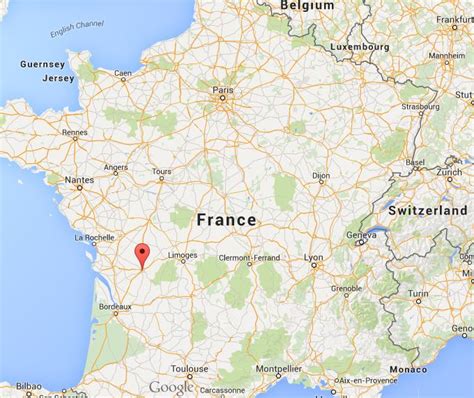 Where is Angouleme on map France