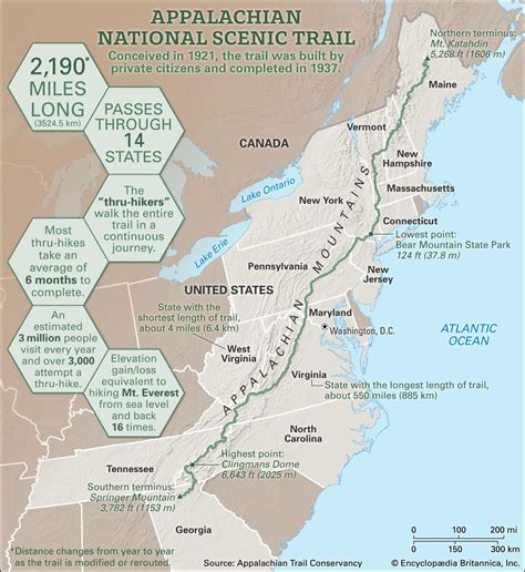 The Appalachian Trail Map - Black Sea Map