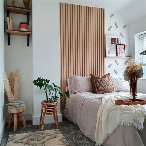 Homeowner creates stunning wood panelling feature wall on a budget