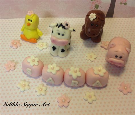 Fondant Farm Animals on Luulla