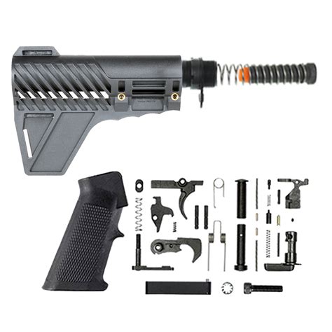 Finish Your Lower Kit AR-9: Gauntlet Arms Polymer stabilizing brace ...