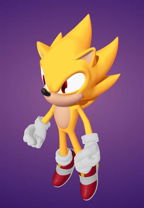 SSJ Sonic by IncredibleMeh on DeviantArt