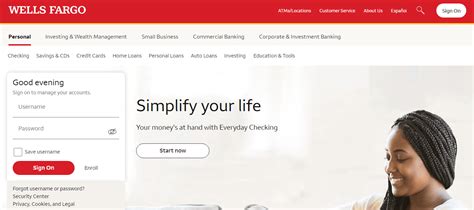 Wells Fargo Online Banking Login at Wellsfargo.com/online-banking Portal