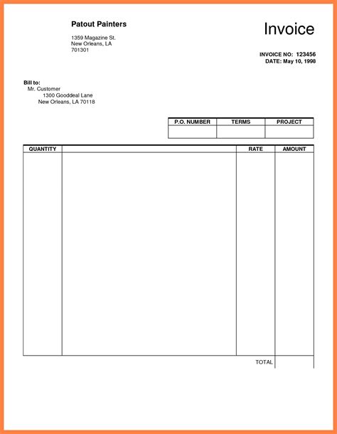 Make An Invoice In Google Docs | Invoice Template Ideas