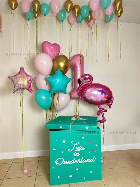 Perfect Surprise - Balloon Box - Miami Party Decor - Party Decorations ...