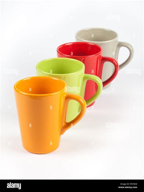 Four tea cups hi-res stock photography and images - Alamy