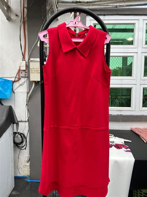 Plain Red Dress, Women's Fashion, Dresses & Sets, Dresses on Carousell