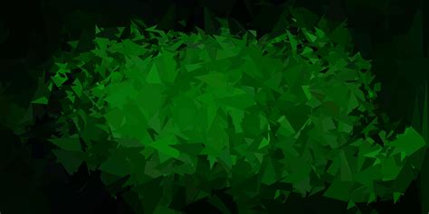 Dark green vector geometric polygonal wallpaper. 2801425 Vector Art at ...