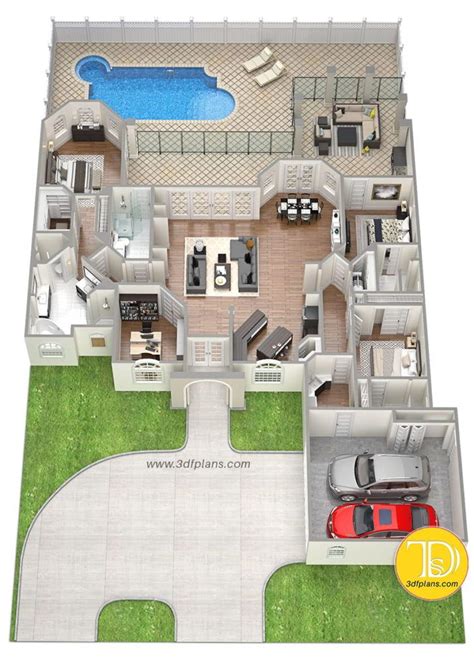 Residential 3D Floor Plans for Sawyer Sound Property • 3D Floor Plans ...