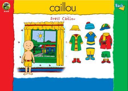 One, two, three, in English please!: Let's dress Caillou acording to ...