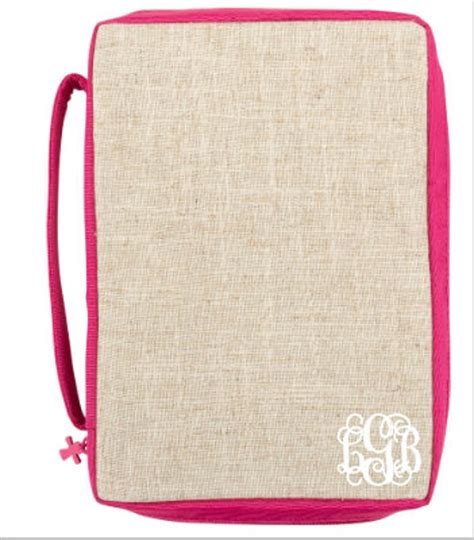 Monogrammed Linen Bible Cover Monogrammed Gifts - Etsy