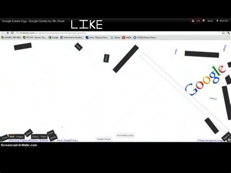 Google Gravity Experiment By Mr Doob