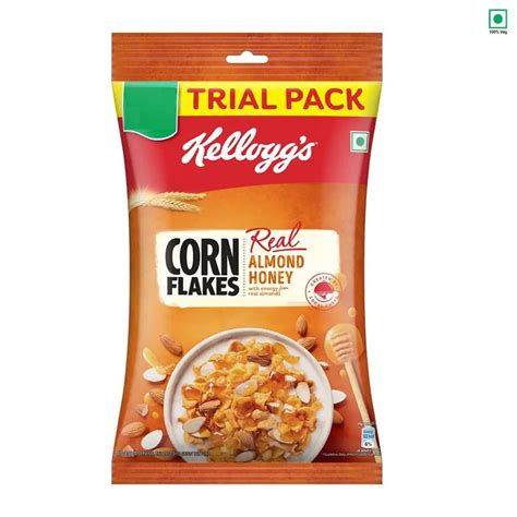 Kelloggs Almond Cornflakes Pouch 180gm