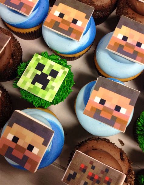 Pin by Cinderella Cakes on Cupcakes | Minecraft cupcakes, Minecraft ...