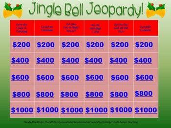 25 ++ christmas themed jeopardy categories 610276-Christmas themed ...