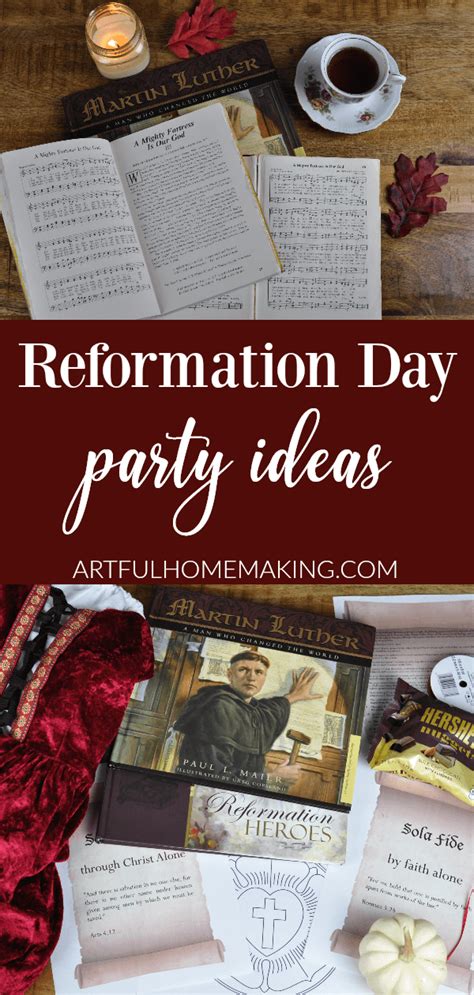 Reformation Day Party Ideas and Resources - Artful Homemaking