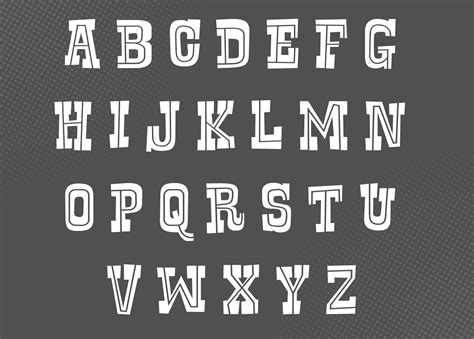 Medium Alphabet Stencils - 10 Free PDF Printables | Printablee