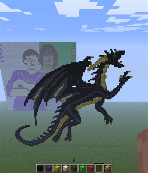 dragon - minecraft pixel art by Rest-In-Pixels on DeviantArt