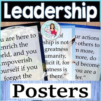 Leadership Posters | 18 Editable Motivational Posters | TPT