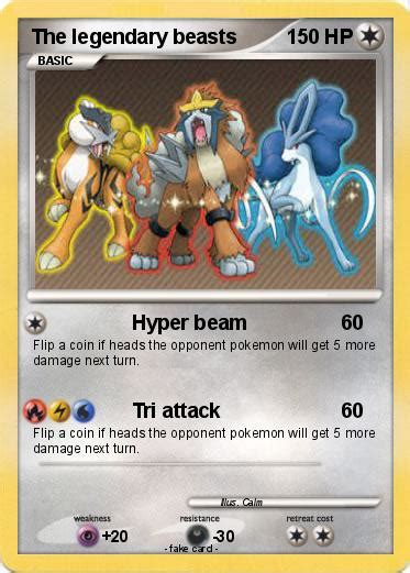 Pokémon The legendary beasts - Hyper beam - My Pokemon Card