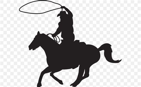 Calf Roping Team Roping Rodeo Cowboy Silhouette, PNG, 600x508px, Calf ...