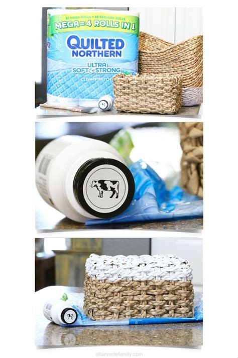 DIY Toilet Paper Storage Basket | Altamonte Family