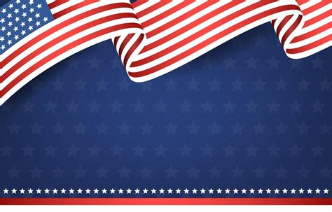 4th Of July Independence Day American Flag Background 2335760 Vector ...