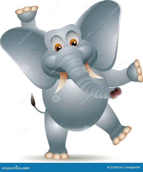 Funny Elephant Cartoon