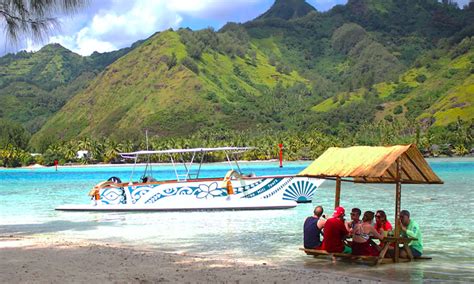 Moorea Miti Tours - Outrigger Lagoon Cruise and Picnic