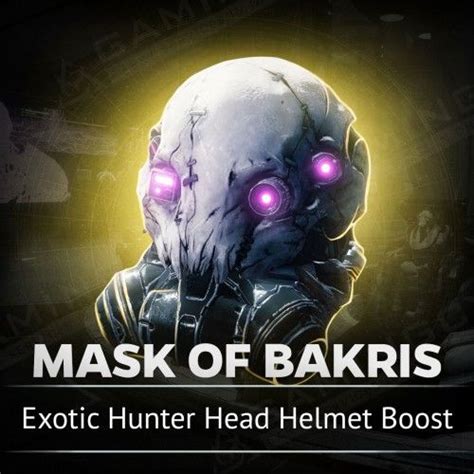 Mask of Bakris Boost in Destiny 2 (Hunter Exotic Helm Farm)