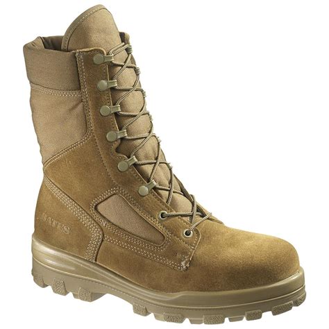 Men's Bates® DuraShocks® Steel Toe Boots, Olive Mojave - 213428, Combat ...