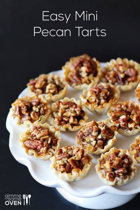 Easy Mini Pecan Tarts | Gimme Some Oven