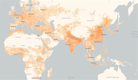 Population Density Map Of Mexico