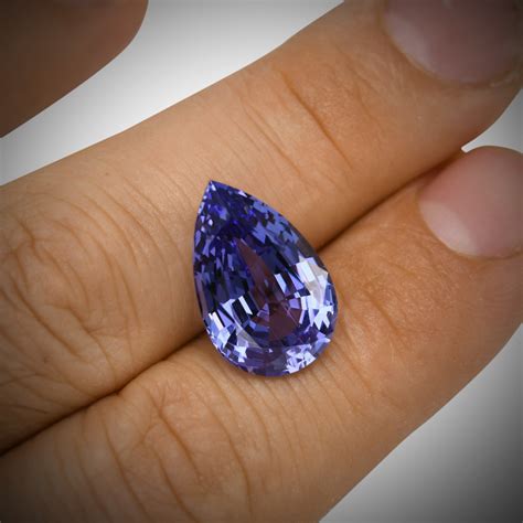 10.08 carat, Tanzanite, Pear Shape, GWLAB, SKU 455115