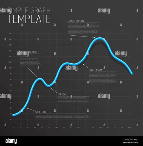 Vector Infographic Line graph template Stock Vector Image & Art - Alamy