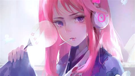 1920x1080 Cute Anime Girl Pink Art 4k Laptop Full HD 1080P ,HD 4k ...