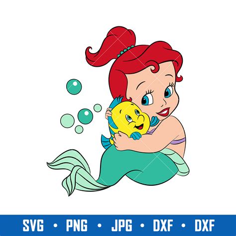 Disney Princess Coloring Pages Baby Ariel