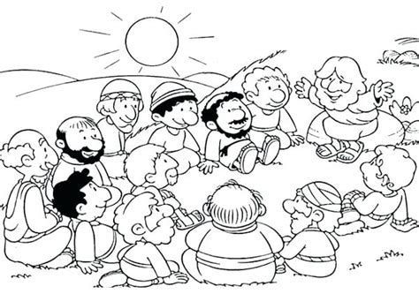 Jesus And His Disciples Coloring Pages At GetColorings Free