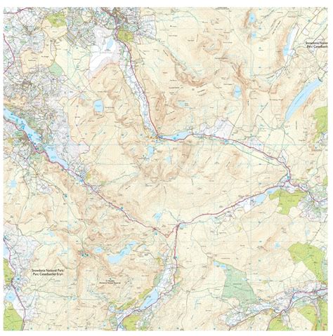 Snowdon OS Map - SplashMapsSplashMaps