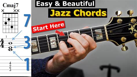 easy jazz chords on guitar - Jens Larsen