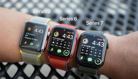 Apple Watch Series 7 vs. Series 6 vs. Series 3 Comparison [VIDEO ...