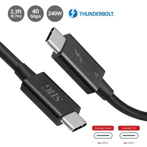 Thunderbolt 4 Cable 2.3ft(0.72M) | Thunderbolt Technology Community