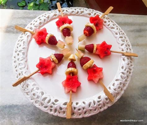 Wordsmith Kaur Christmas Fruit Skewers Christmas