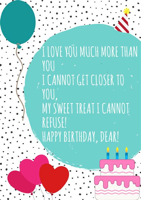 Funny Birthday Poems For A Boyfriend - Birthday