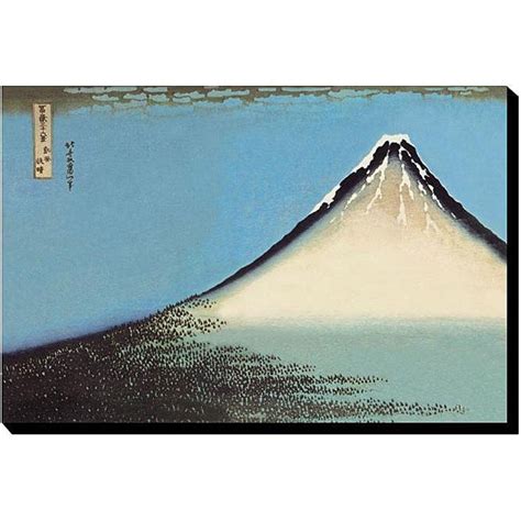 Katsushika Hokusai 'Mount Fuji' Giclee Gallery Wrapped Canvas Art ...