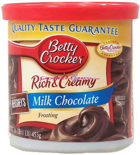 betty crocker chocolate frosting