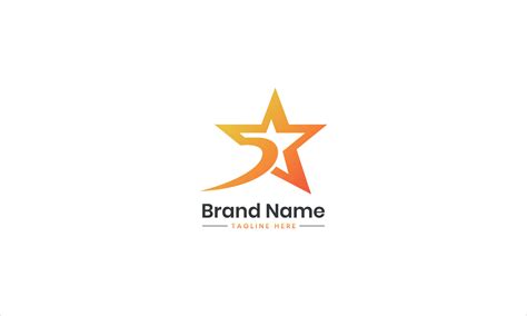 1Modern, colorful and attractive 5 star logo. Pro Vector 18800513 ...