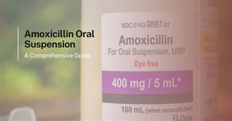 Amoxicillin Oral Suspension - A Comprehensive Guide