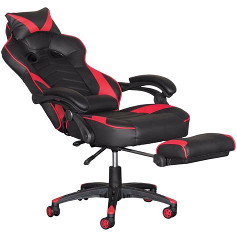 Revolution Red Gaming Chair with Footrest | Y-310A BLK/RED | | AFW.com